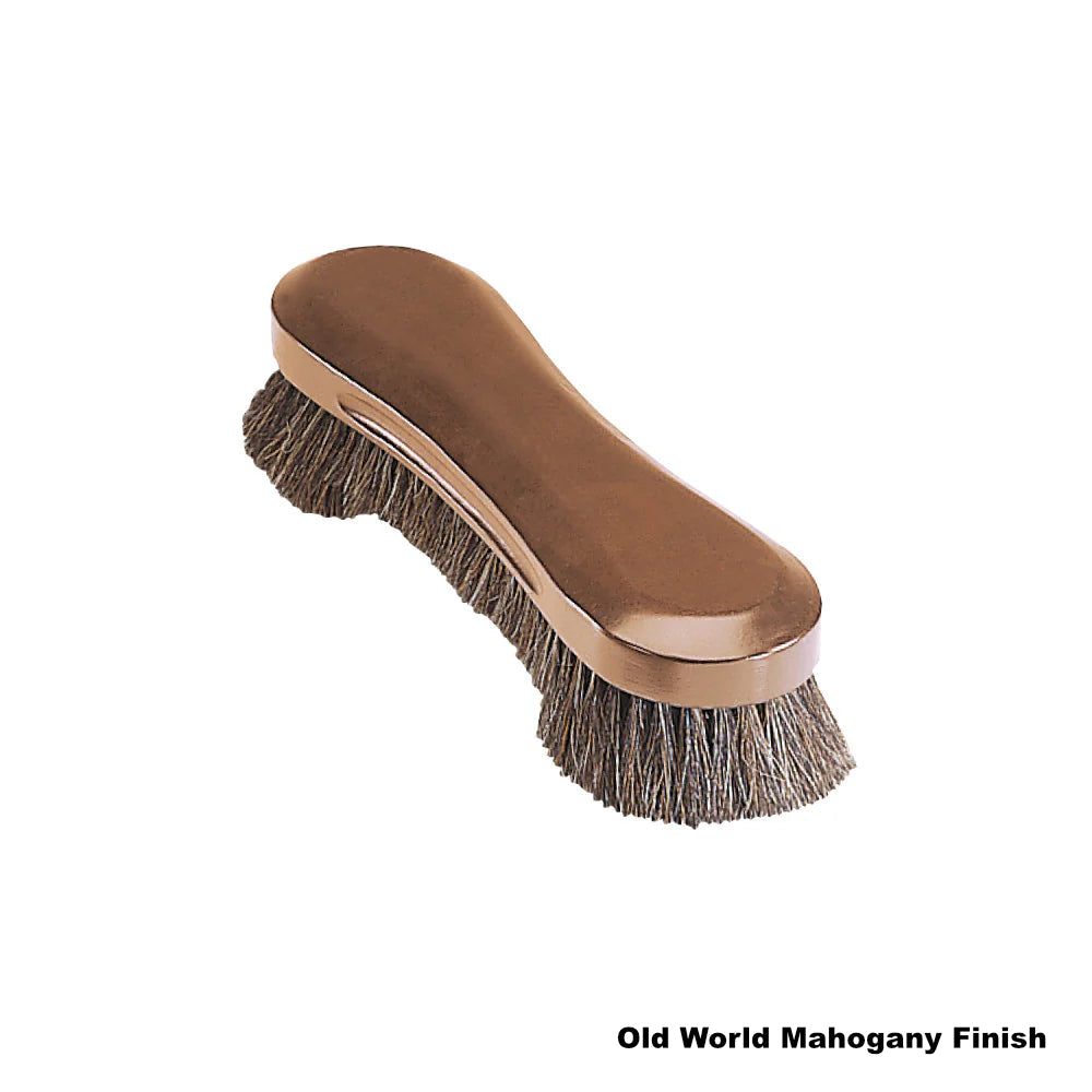 Horse hair and nylon brush by American Heritage in Old World Mahogany.