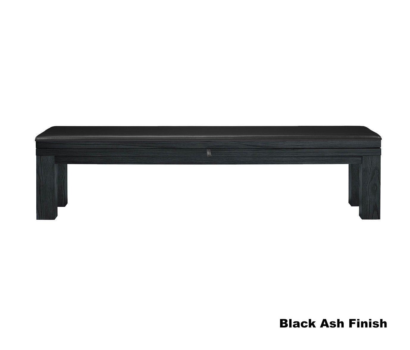 American Heritage Alta storage bench in Black Ash.