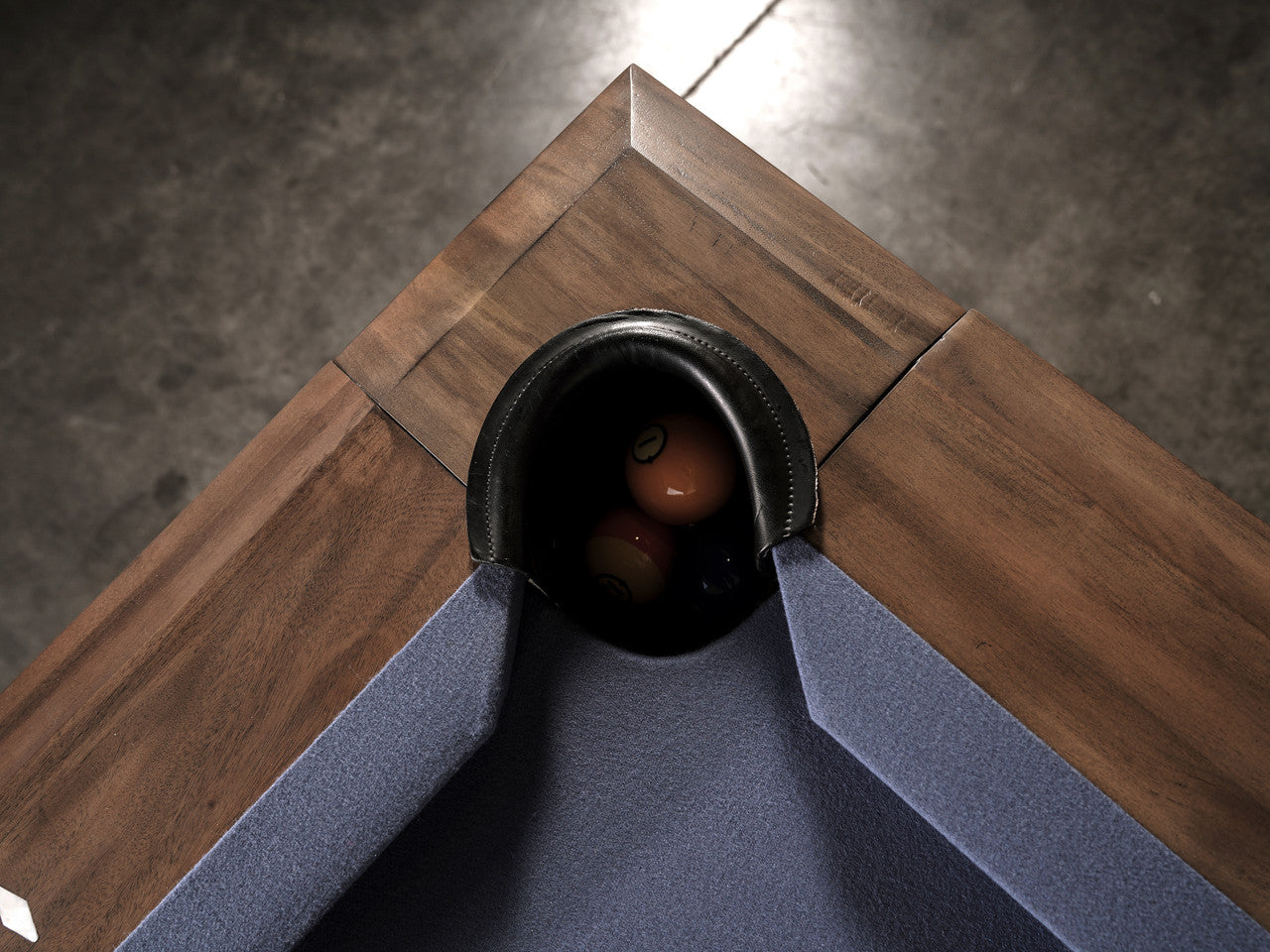 Nixon Desyn Slate Pool Table | Walnut Finish | Dining Top Option