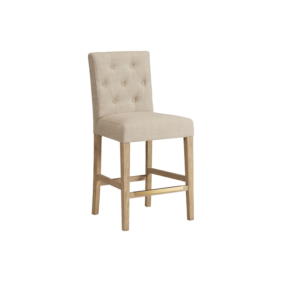 American Heritage Port Royal counter height stool in White Oak finish.