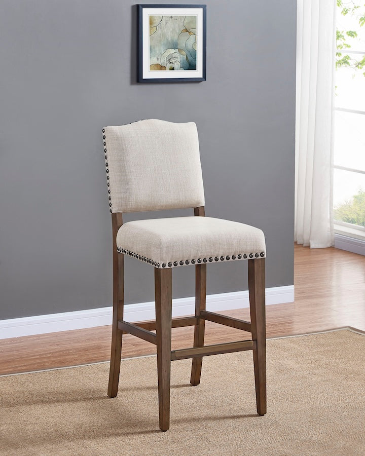 The American Heritage Worthington stool | counter height | in a game room.