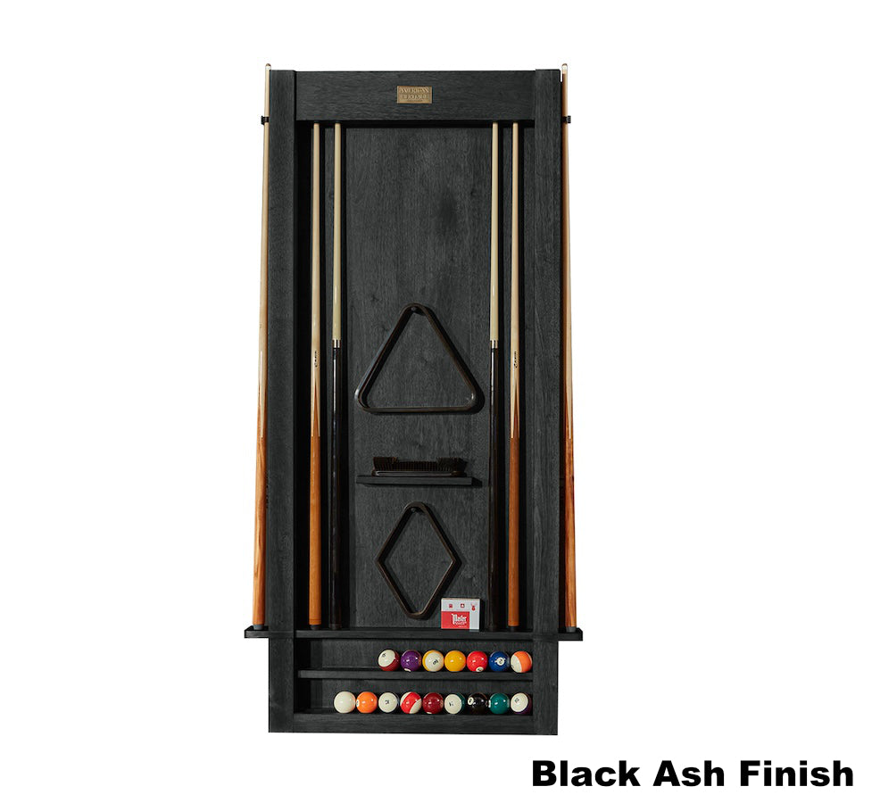 American Heritage Alta 6-cue rack in Black Ash.