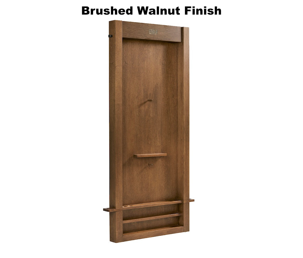 American Heritage Alta 6-cue rack in Brushed Walnut.