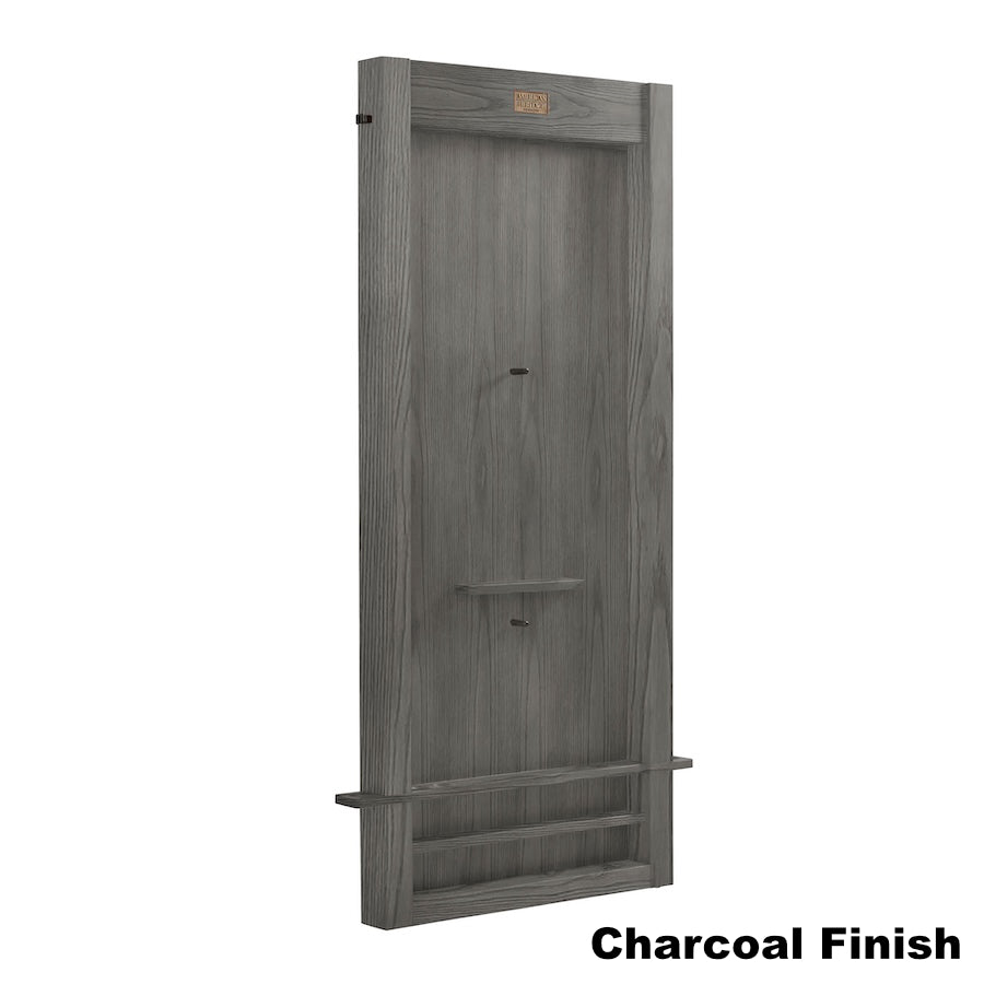 Alta 6-cue wall rack by American Heritage in Charcoal.