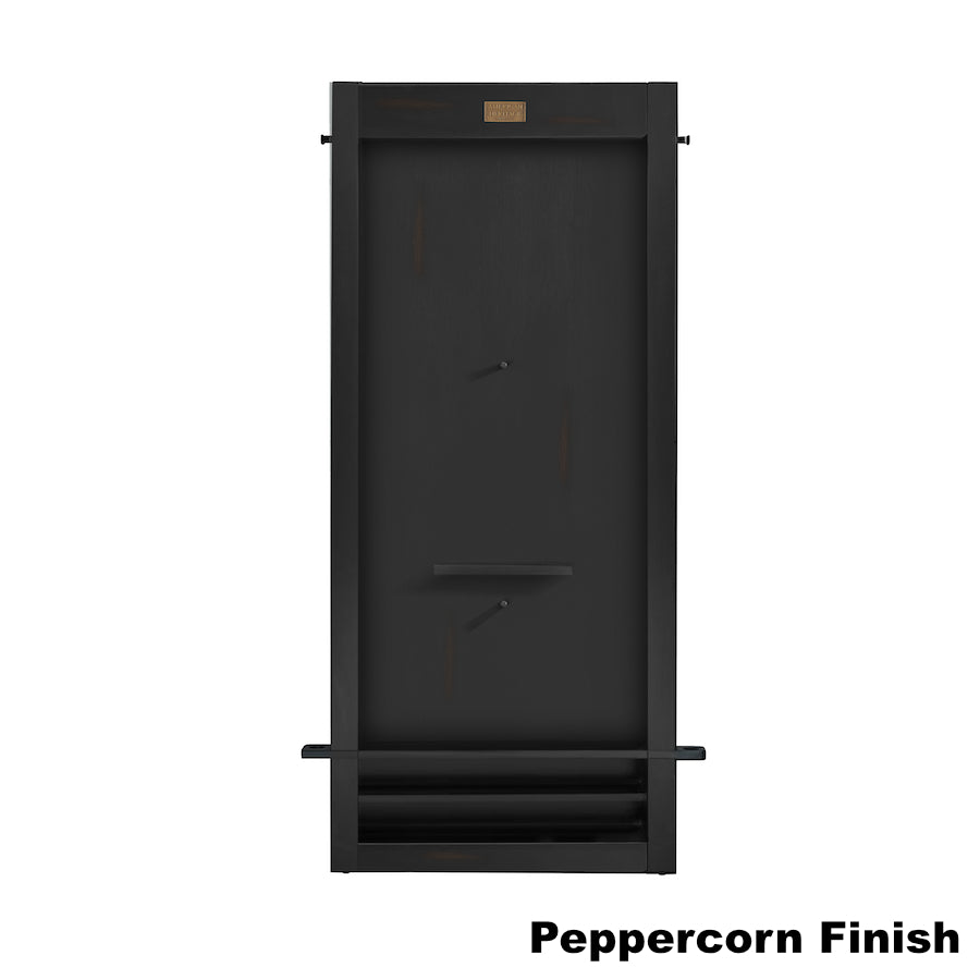 American Heritage Alta 6-cue rack in Peppercorn finish.