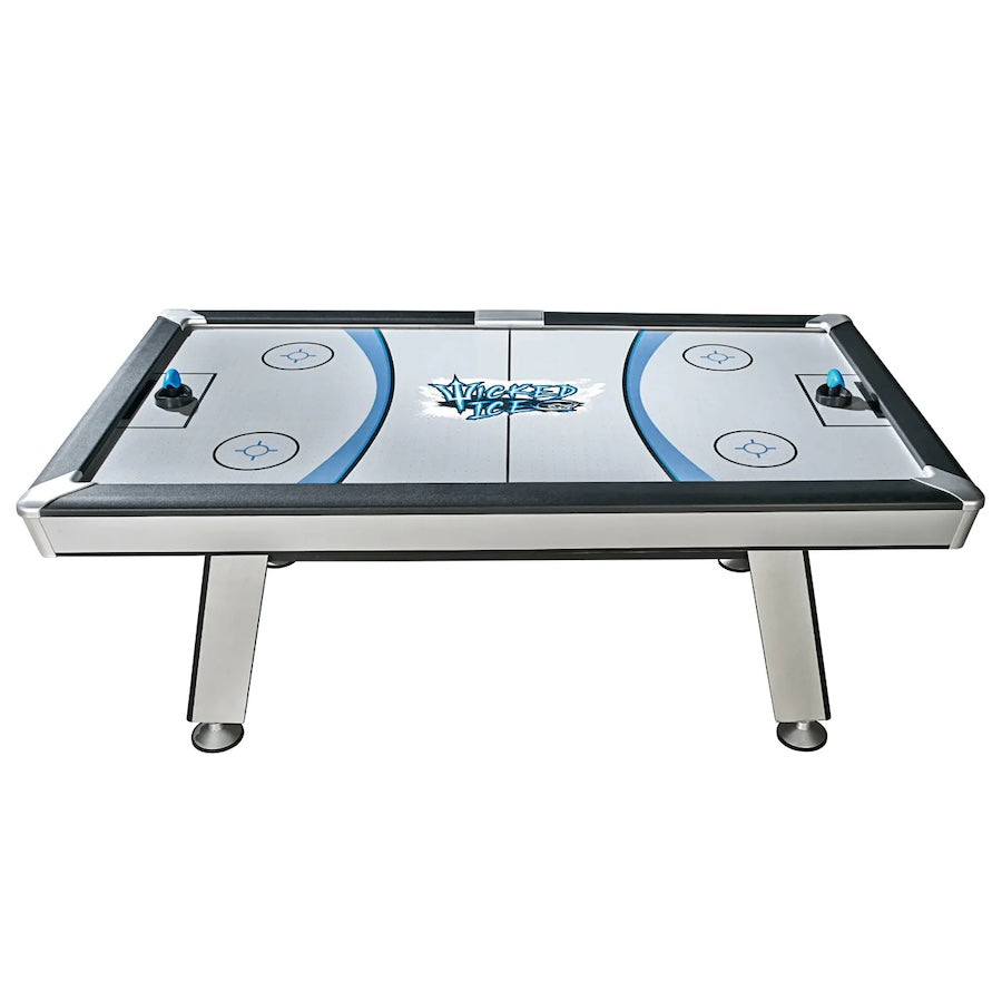 American Heritage Wicked ice air hockey table - top view.