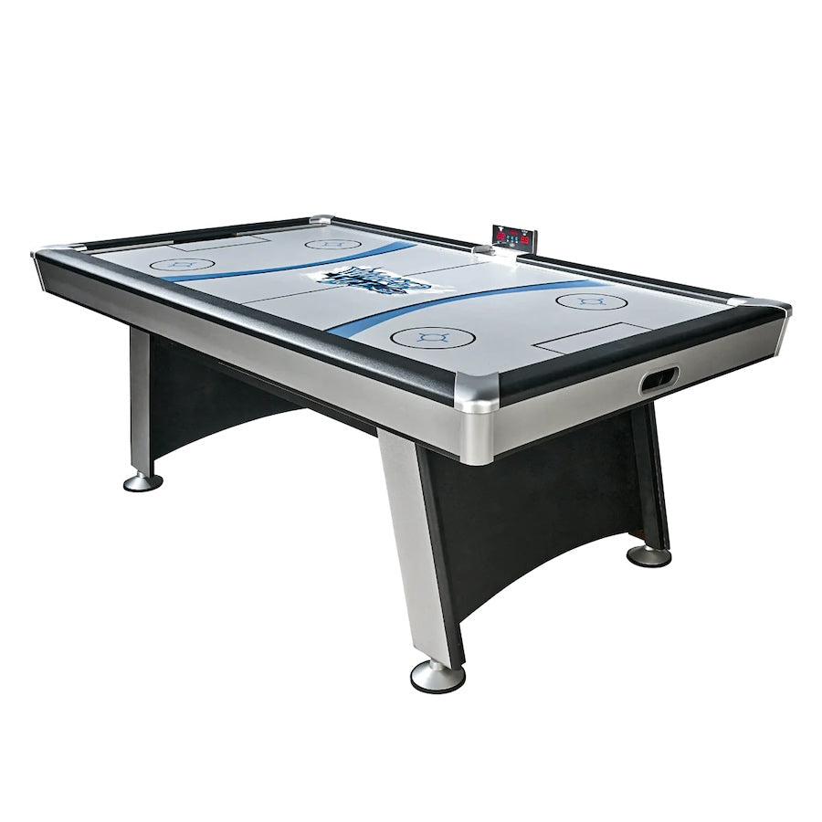 Wicked Ice air hockey table for game room - an American Heritage design.