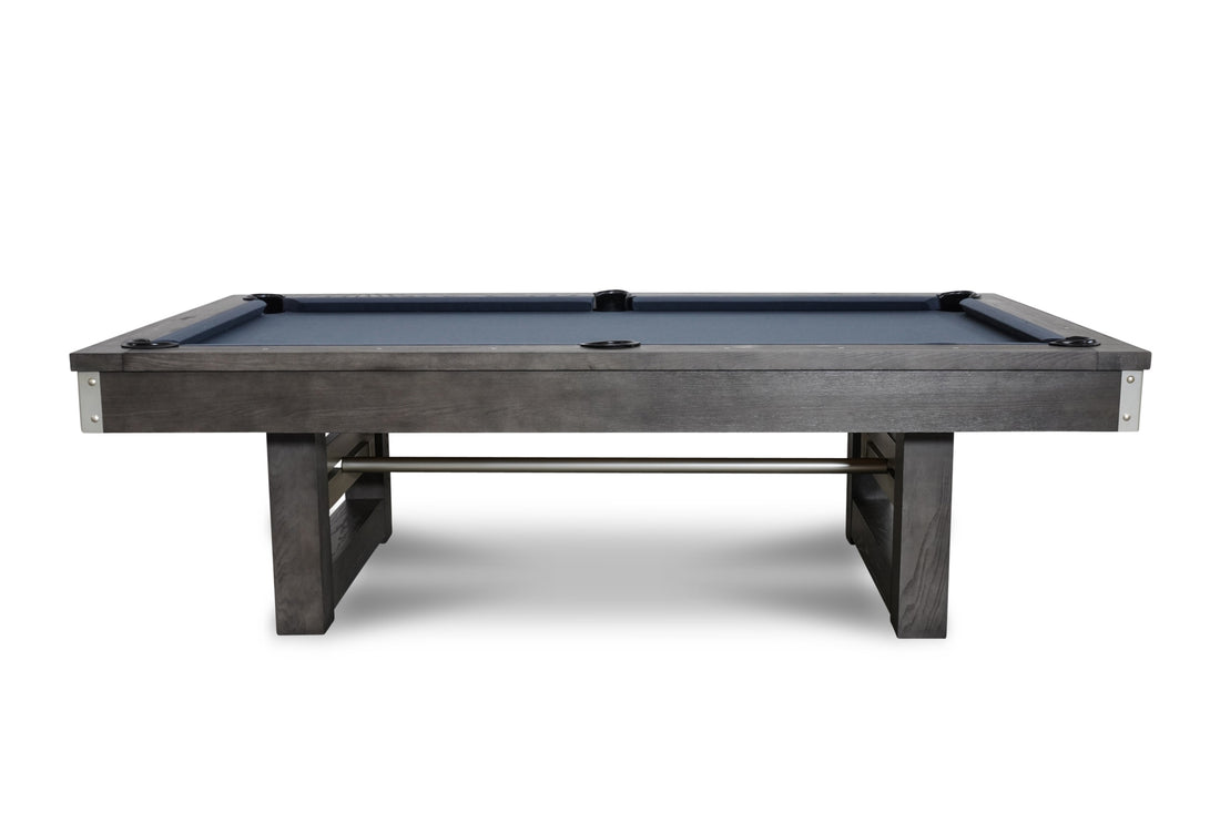 Nixon Billiards Bryant Slate Pool Table in Grayson Grey Finish