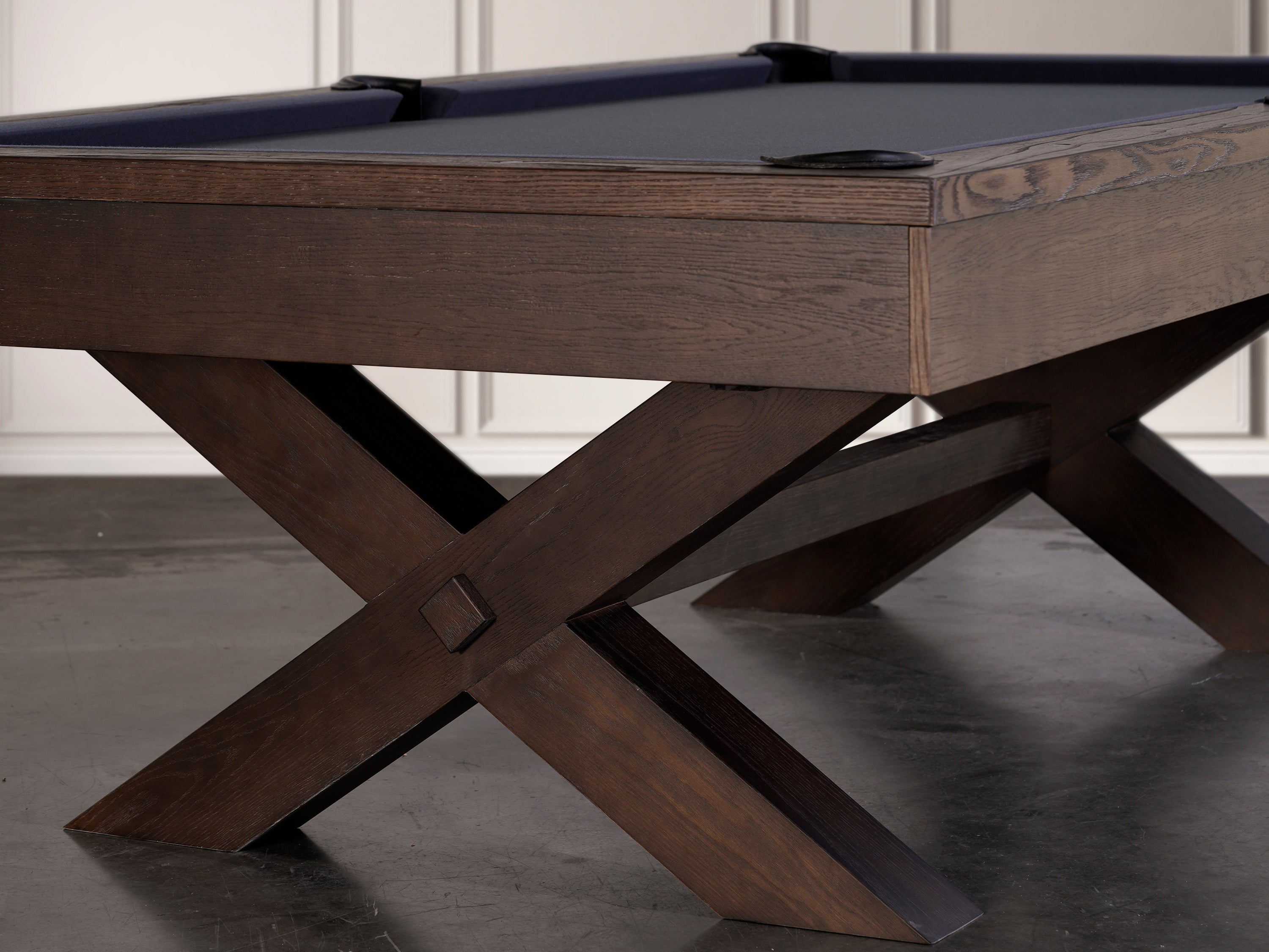 Isabella Manhattan Slate Pool Table In Brownwash | Includes Premium Accessory Kit | Optional Dining Top