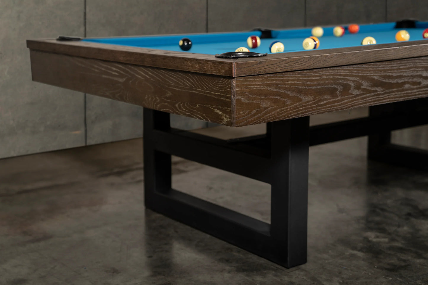 Isabella Chino Slate Pool Table in Brownwash | Includes Premium Accessory Kit | Optional Dining Top
