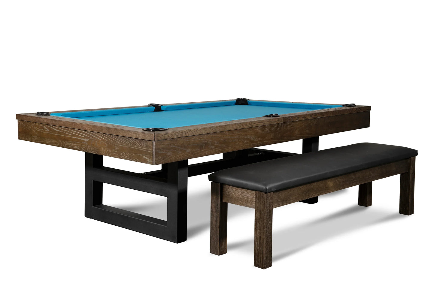 Isabella Chino Slate Pool Table in Brownwash | Includes Premium Accessory Kit | Optional Dining Top