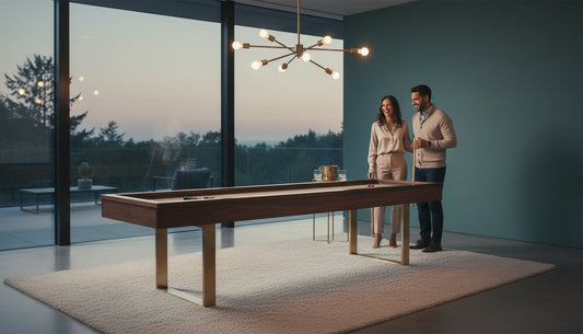 Shuffleboard Table Styles: The 2026 Guide to Luxury Game Room Design
