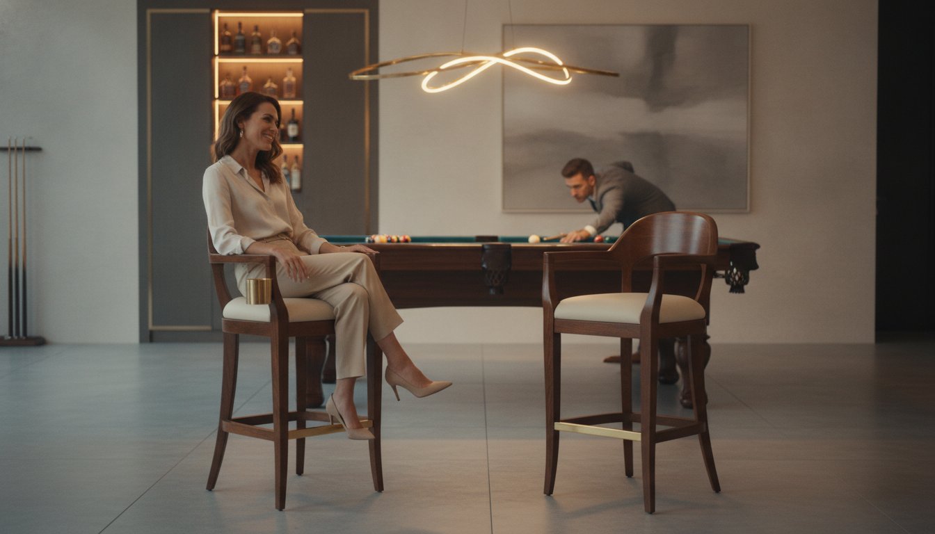 The Ultimate Guide to Spectator Chairs for Pool Rooms: Comfort Meets Gameplay