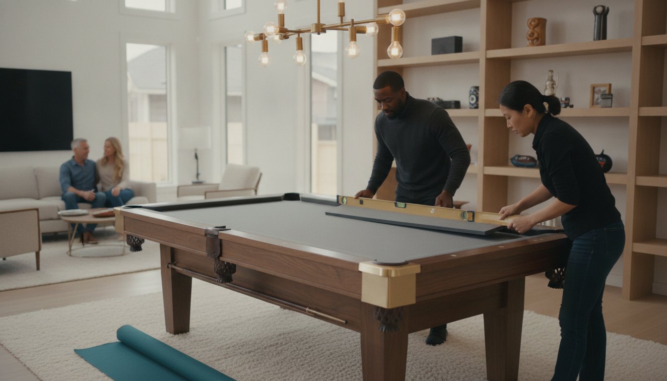 Professional Pool Table Installation vs DIY: Protecting Your Investment in 2026