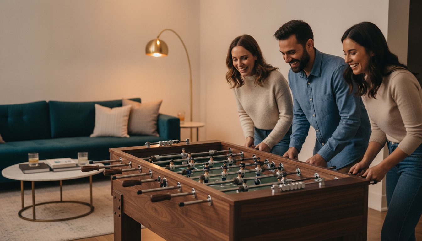 The Ultimate Foosball Table Game Room Layout & Buying Guide for 2026