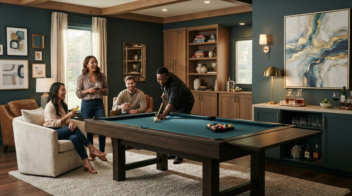 Designing a Game Room She Will Love Too, With Style