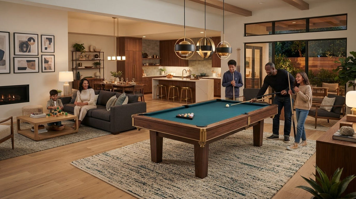 Game Room Design for Open-Concept Living Spaces
