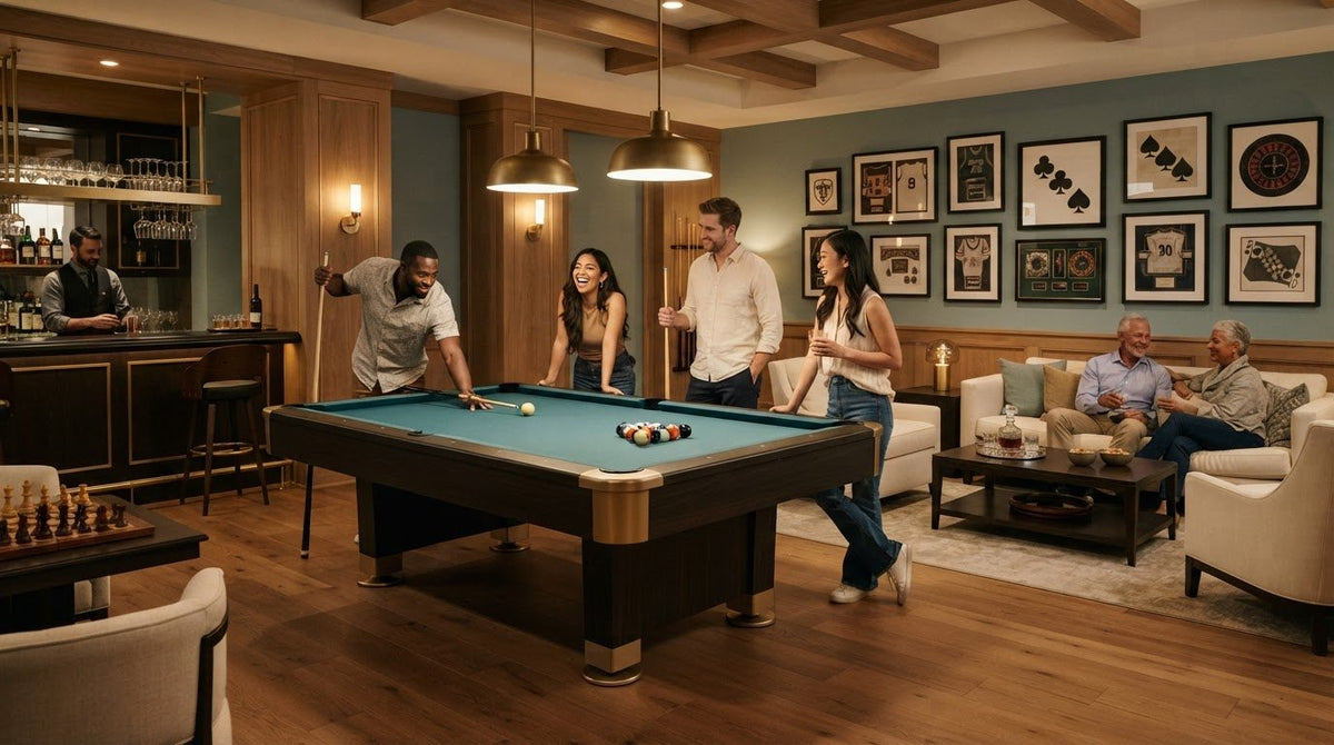 Game Room Ideas for Adult Entertaining with Smart Room Planning