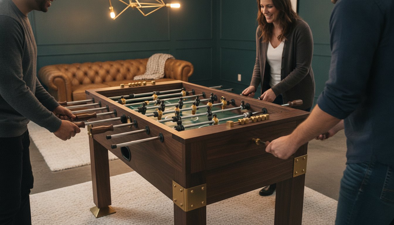 Home Foosball Tables: The 2026 Guide to Premium Game Room Selection