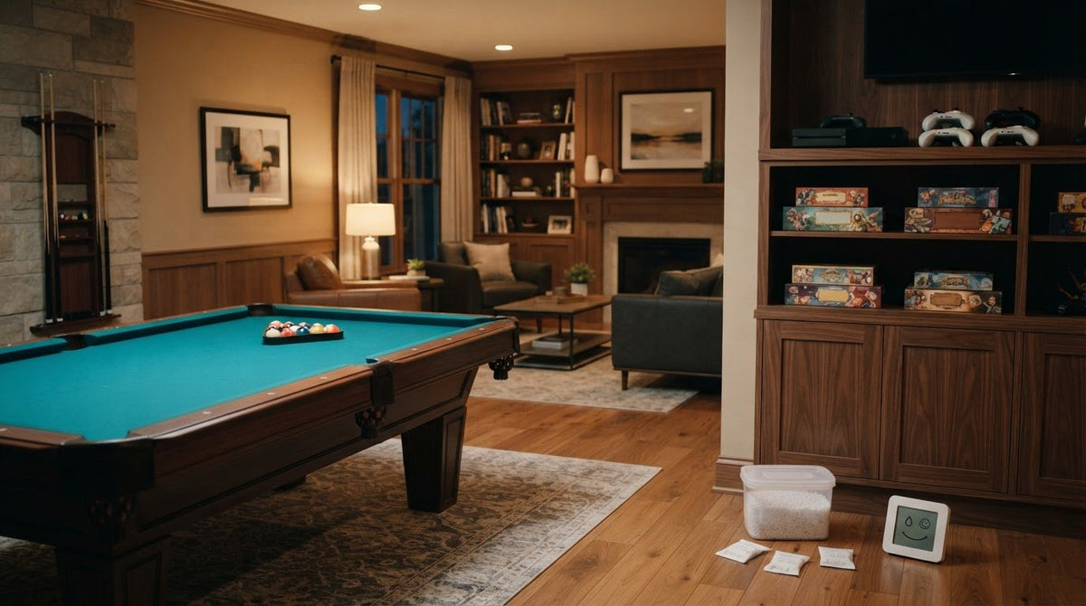 How to Protect Your Game Room From Humidity With Moisture Absorbers