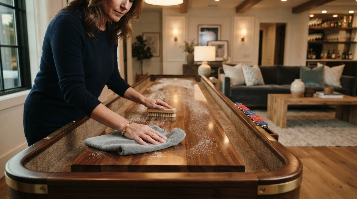 Shuffleboard Table Care: How to Protect the Playfield and Keep It Game-Ready