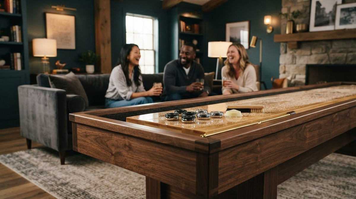 Shuffleboard Table Materials: Wood, Finishes, and Playing Surfaces Explained
