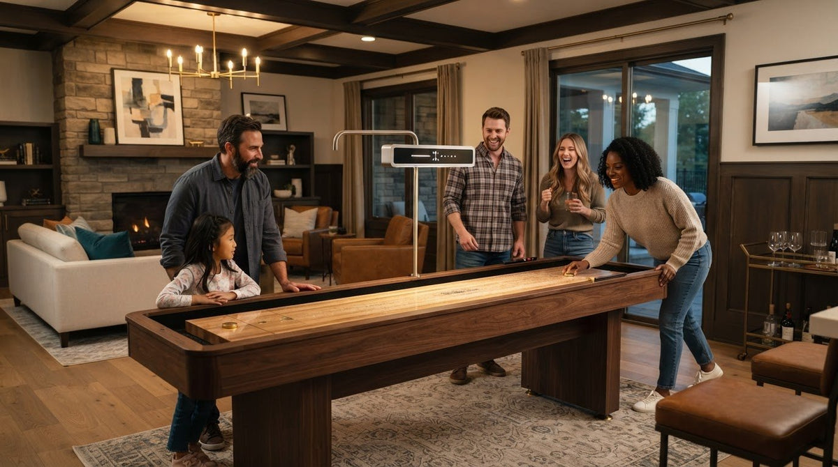 Shuffleboard Table with Overhead Electronic Scorer: 2026 Buying Guide