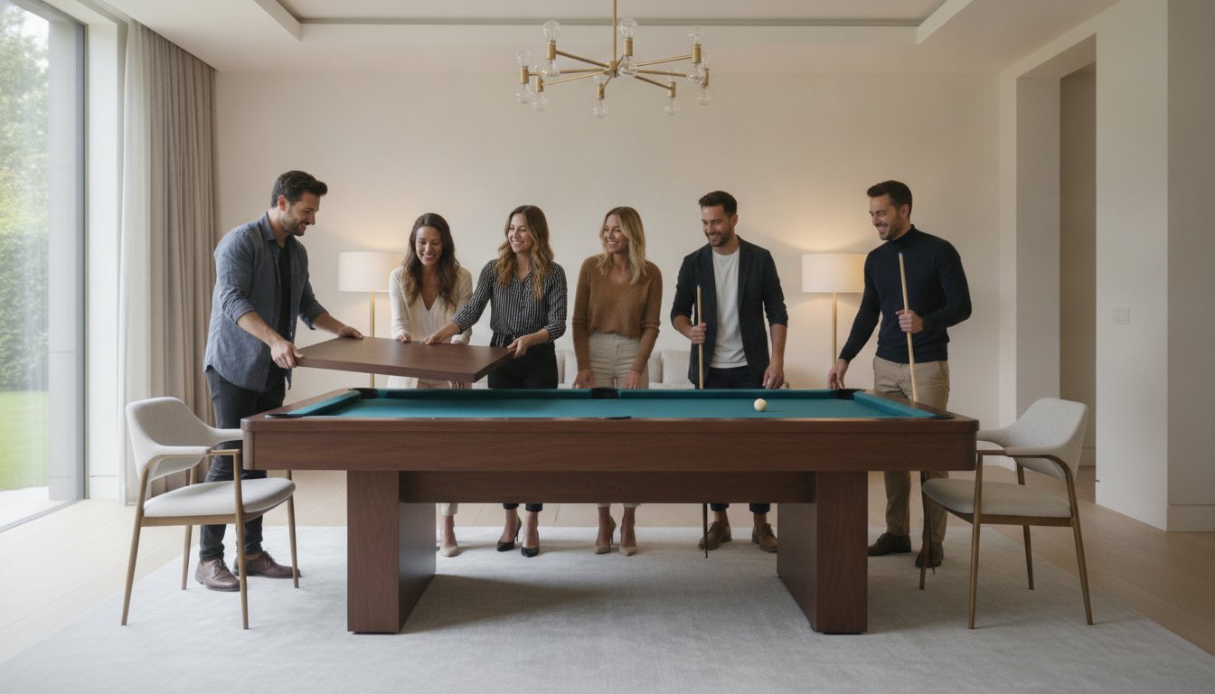 The Ultimate Guide to the Pool Table Dining Table Combo: Luxury Meets Versatility