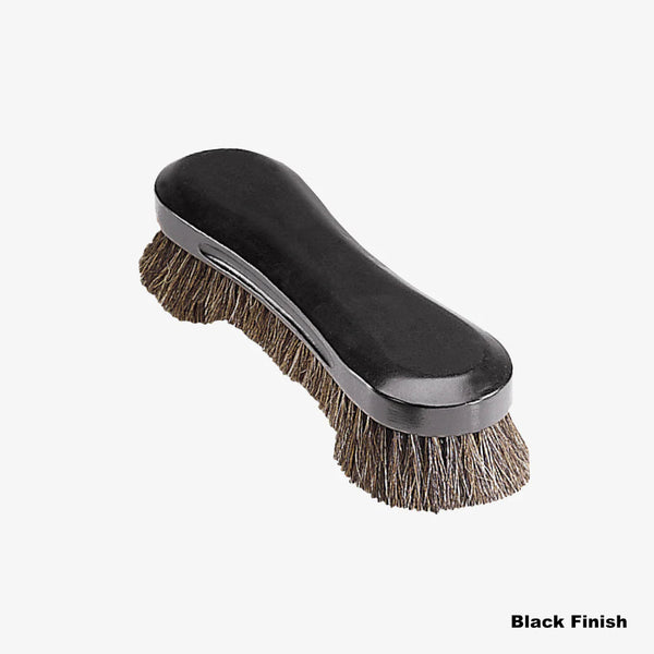 Horse hair and nylon brush by American Heritage in Black.