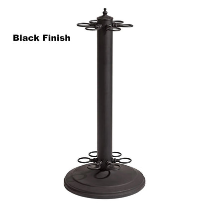 American Heritage metal floor rack in Black finish.