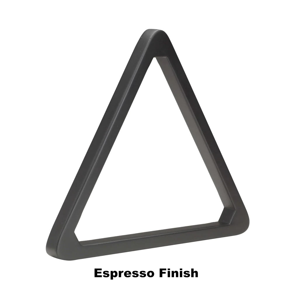 American Heritage heavy-duty 8-ball rack in Espresso finish.