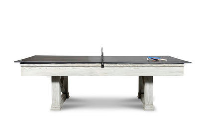 Ping-pong top installed on an Agriturismo slate pool table in Whitewash.