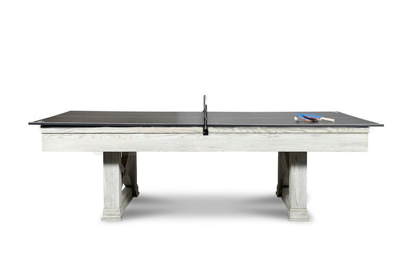 Ping-pong top installed on an Agriturismo slate pool table in Whitewash.