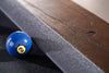 Round black pool table sight on the Agriturismo billiard table in Brownwash.