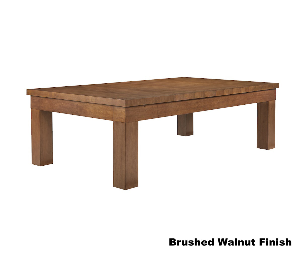 American Heritage Alta dining top for pool table in Brushed Walnut.