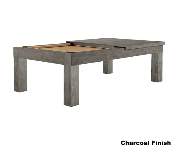 American Heritage pool table dining top for Alta pool table in Charcoal finish.