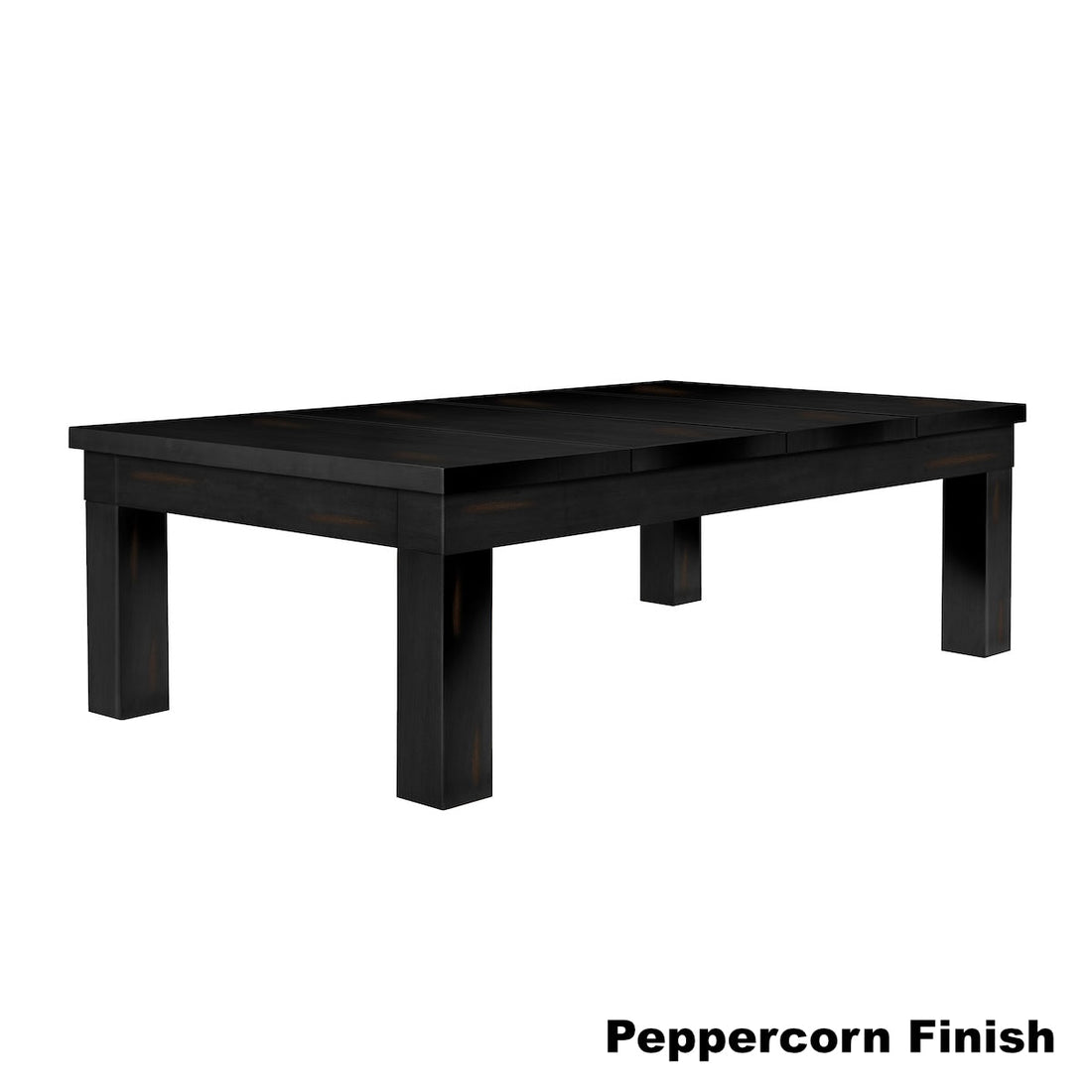 American Heritage pool table dining top for Alta pool table in Peppercorn finish.