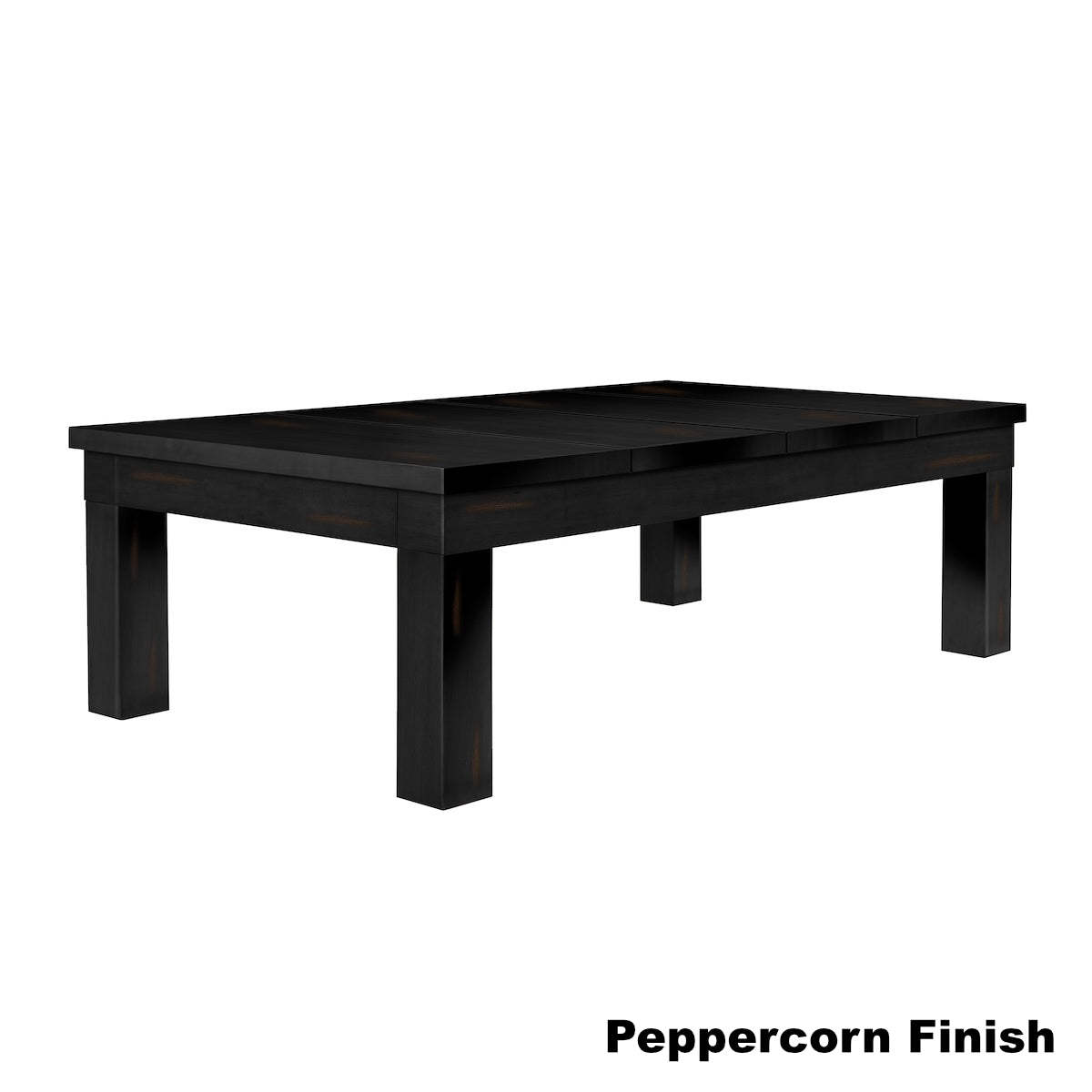 American Heritage pool table dining top for Alta pool table in Peppercorn finish.
