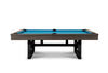 Chino slate pool table in charcoal against a white background.