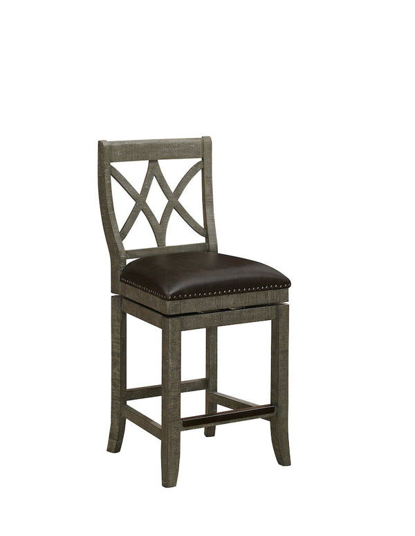 The Hadley stool designed and manufactured by American Heritage.