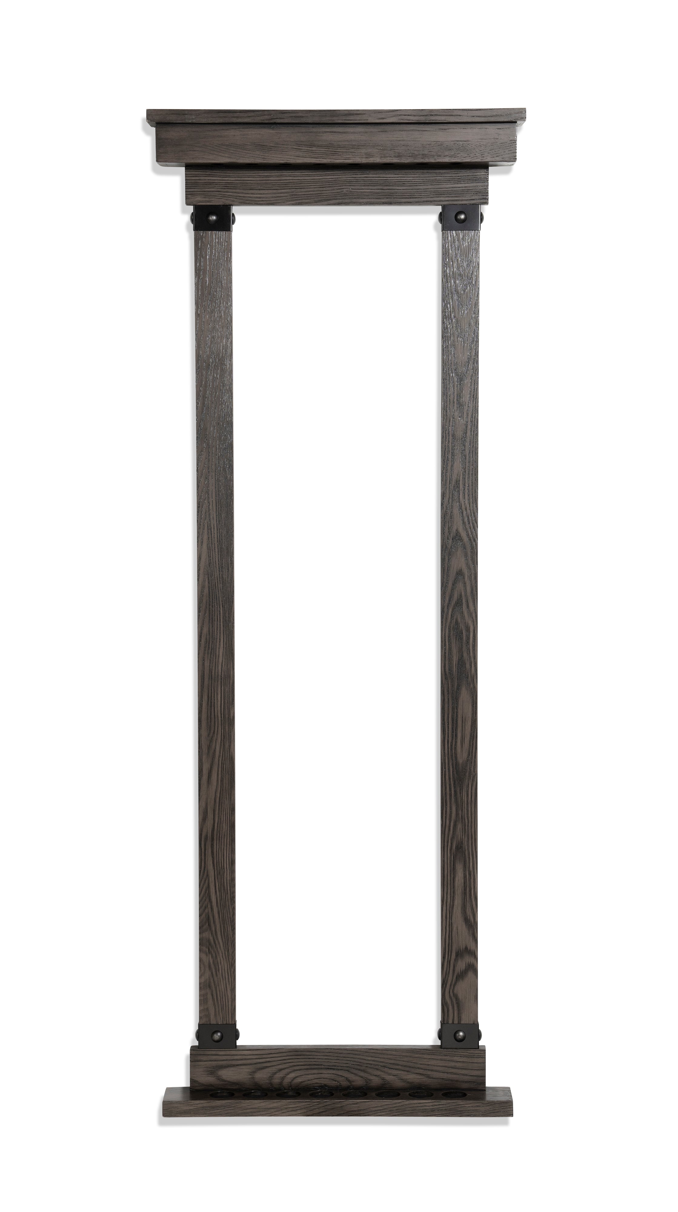 Isabella Cue Wall Rack in Brownwash, Whitewash or Charcoal Finishes