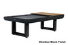 American Heritage dining top in Obsidian Black for outdoor Lanai pool table.