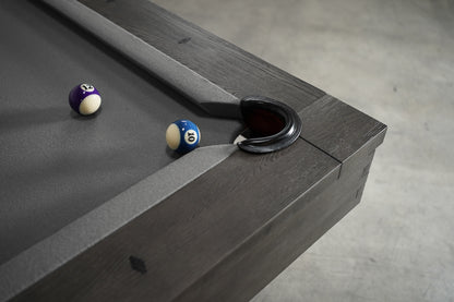 Nixon Georgia Slate Pool Table in Grayson Grey Finish | Dining Top Option