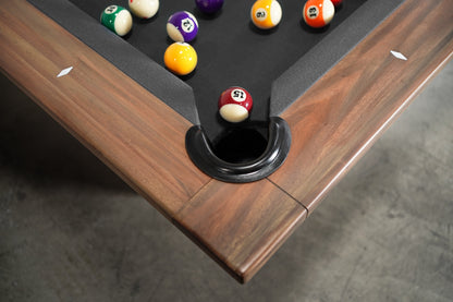 Nixon Kai Slate Pool Table | Walnut Finish | Dining Top Option