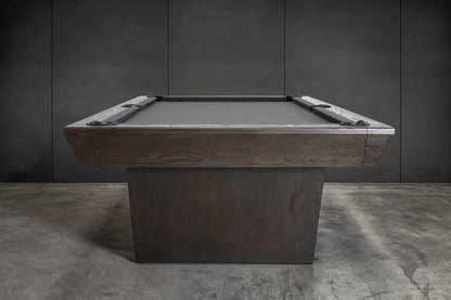 Nixon Kai Slate Pool Table | Waxed Brown Finish | Dining Top Option