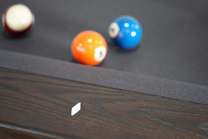 Nixon Kai Slate Pool Table | Waxed Brown Finish | Dining Top Option