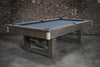 Nixon Bryant Slate Pool Table | Grayson Grey Finish with Wood Legs | Dining Top Option