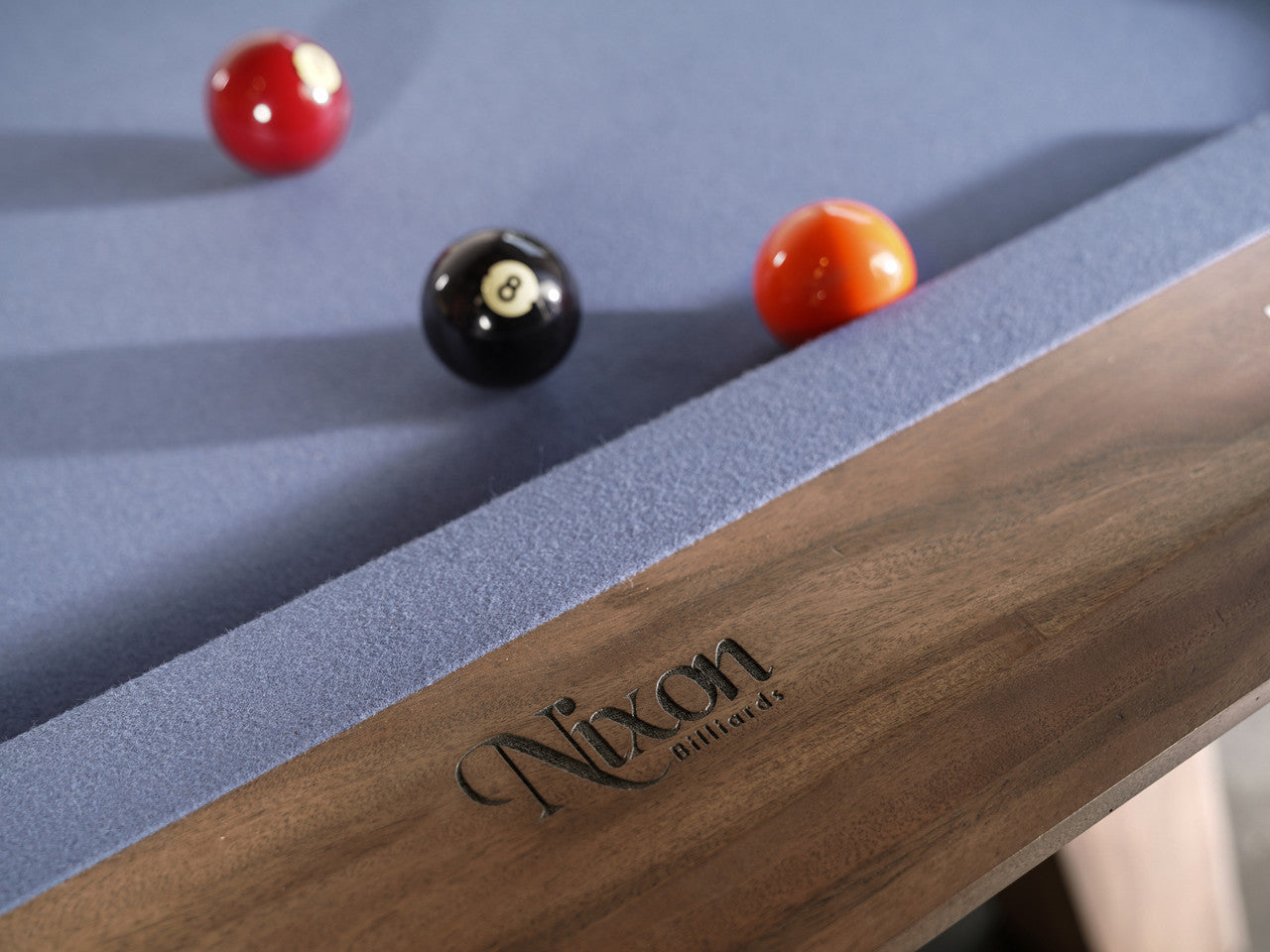 Nixon Desyn Slate Pool Table | Walnut Finish | Dining Top Option