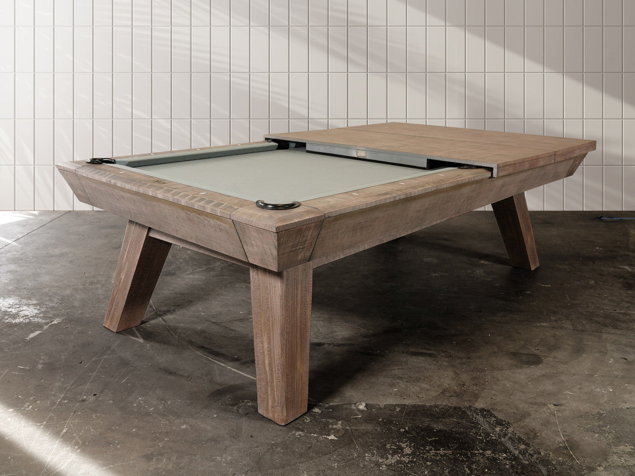 Nixon Desyn Slate Pool Table | Antique Finish | Dining Top Option