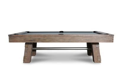 Nixon Georgia Slate Pool Table | Weathered Natural Finish | Dining Top Option